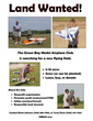  WANTED - 5 TO   WANTED - 5 TO 10 ACRES: The Green Bay Model Airplane Club is seeking land for a flying site. Lease or purchase. GBMAC is a fully-insured nonprofit organization. GBMAC.com Terry Dunn (920) 412-7352 